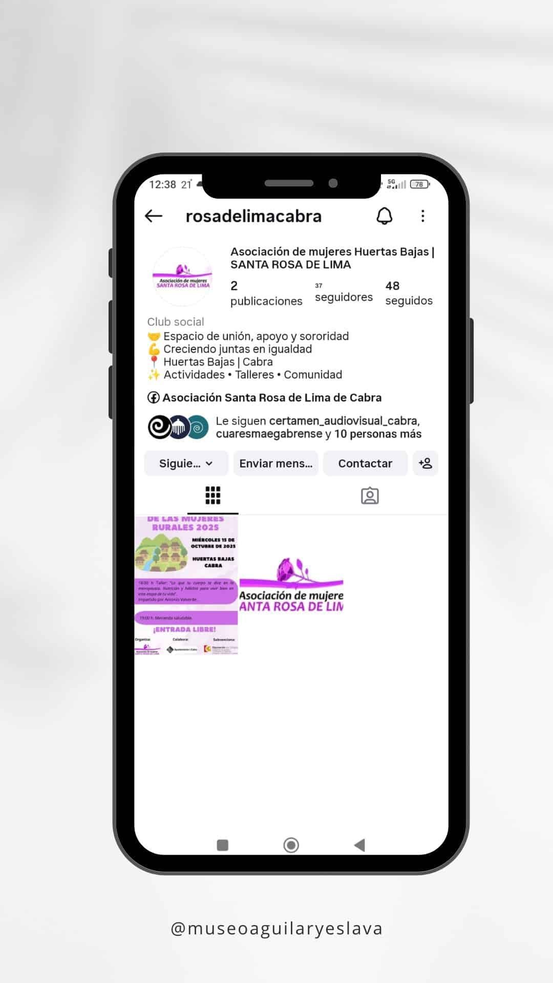 gestión de redes sociales colectivo argamasa Redes sociales rosa de lima Cabra